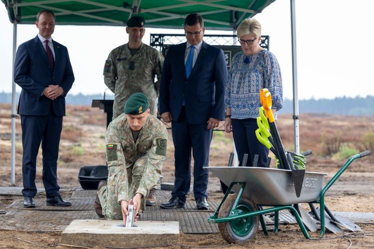 Début de construction d'une base militaire allemande en Lituanie